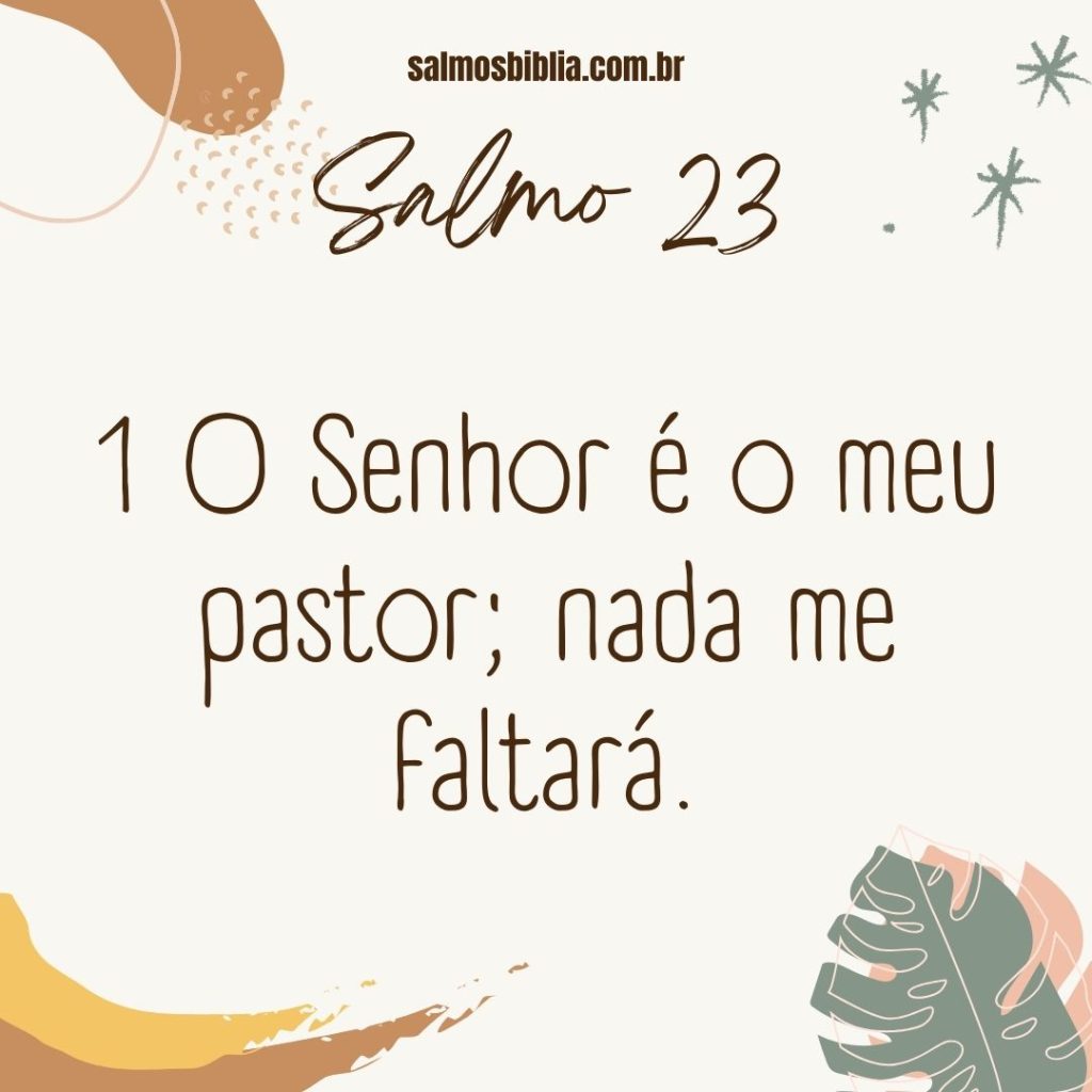 salmo 23 para compartilhar 1