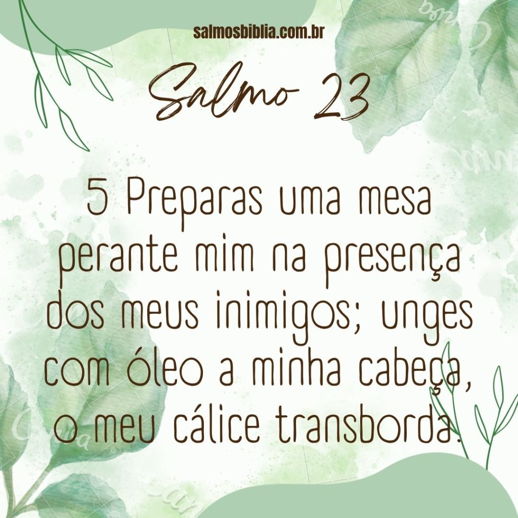 salmo 23 para compartilhar 5